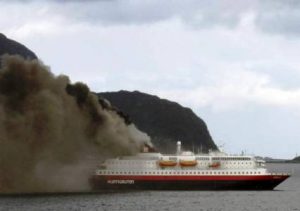 Incendio a bordo de un crucero